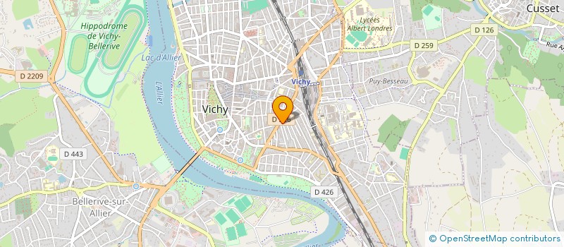 localisation de l'entreprise SYNOPSYS à VICHY