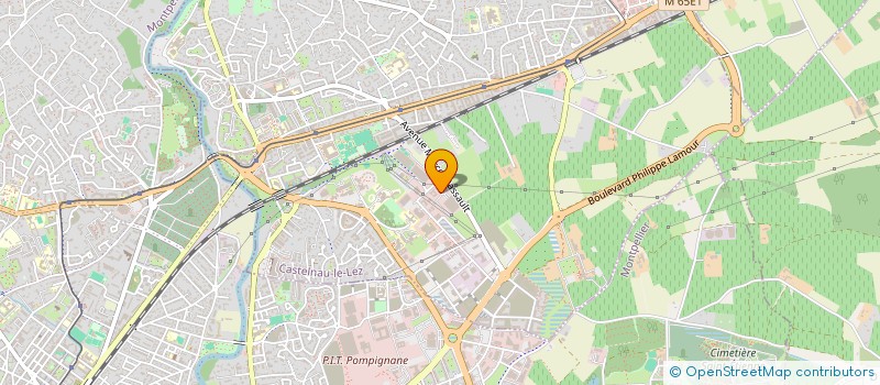 localisation de l'entreprise SYNOPTECH  CASTELNAU-LE-LEZ