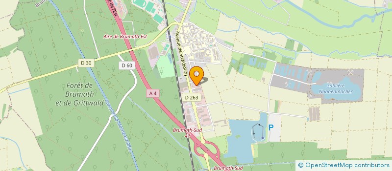 localisation de l'entreprise SYNOPTIS  BRUMATH