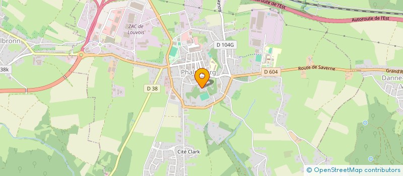 localisation de l'entreprise SYNOR  PHALSBOURG