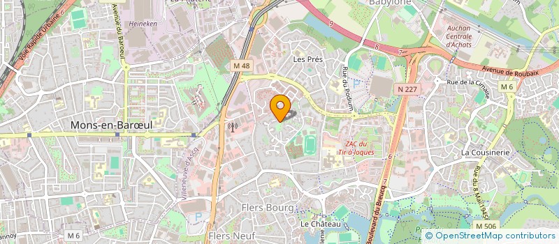 localisation de l'entreprise SYNORA IT à VILLENEUVE D ASCQ