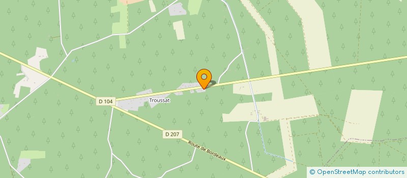 localisation de l'entreprise SYNORGA  CARCANS