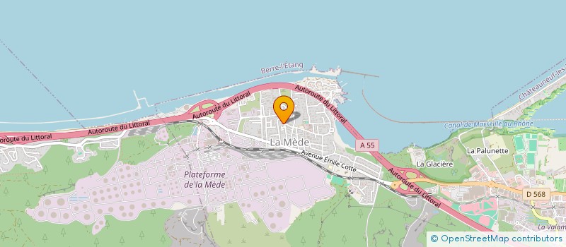 localisation de l'entreprise SYNOVA à CHATEAUNEUF-LES-MARTIGUES