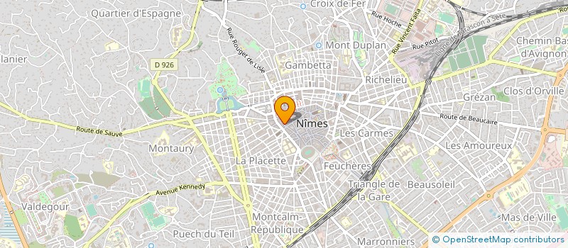 localisation de l'entreprise SYNOVIE à NIMES