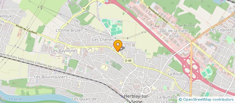localisation de l'entreprise SYNPAY  HERBLAY-SUR-SEINE