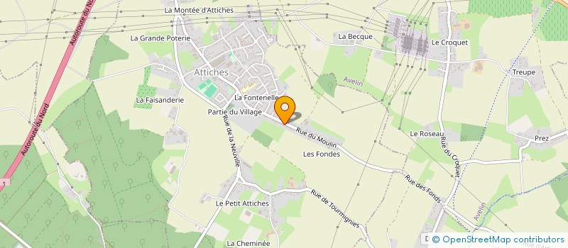 localisation de l'entreprise SYNPHORIA  ATTICHES