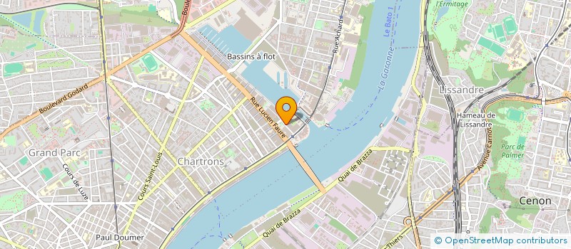 localisation de l'entreprise SYNRGIE  BORDEAUX