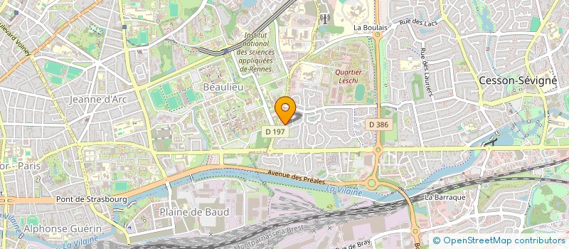 localisation de l'entreprise SYNRISE  CESSON-SEVIGNE