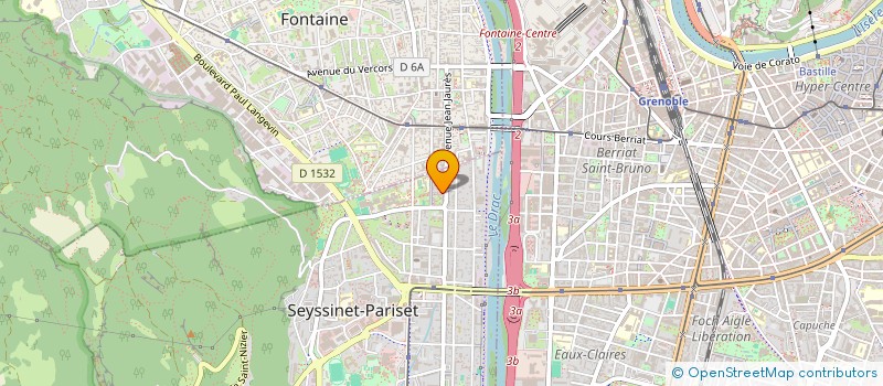 localisation de l'entreprise SYNS  SEYSSINET-PARISET