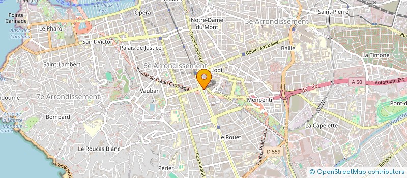 localisation de l'entreprise SYNSEPALUM à MARSEILLE