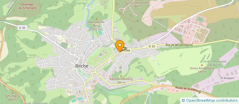 localisation de l'entreprise SYNTALOR à BITCHE