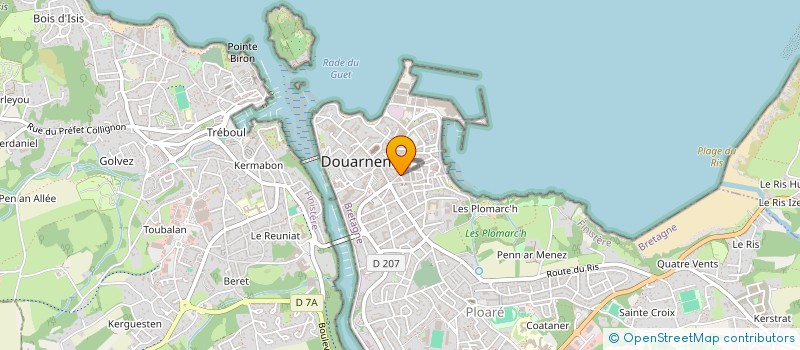 localisation de l'entreprise SYNTATTIC à DOUARNENEZ