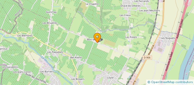 localisation de l'entreprise SYNTECH RESEARCH GROUP à LA CHAPELLE-DE-GUINCHAY