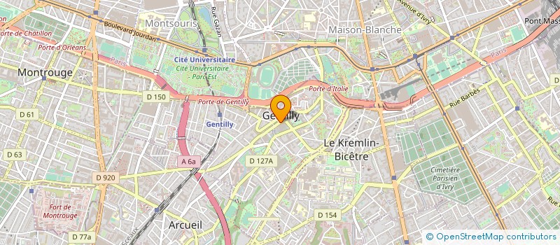 localisation de l'entreprise SYNTEXTE SARL  GENTILLY