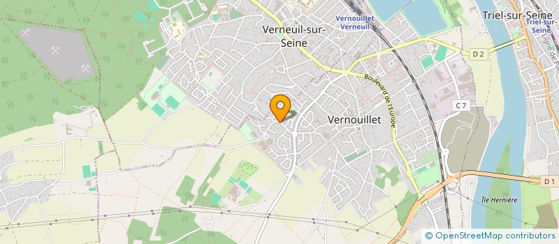 localisation de l'entreprise SYNTEZ à VERNOUILLET