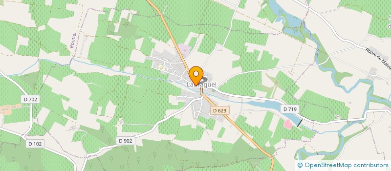 localisation de l'entreprise SYNTHESART à LAURAGUEL