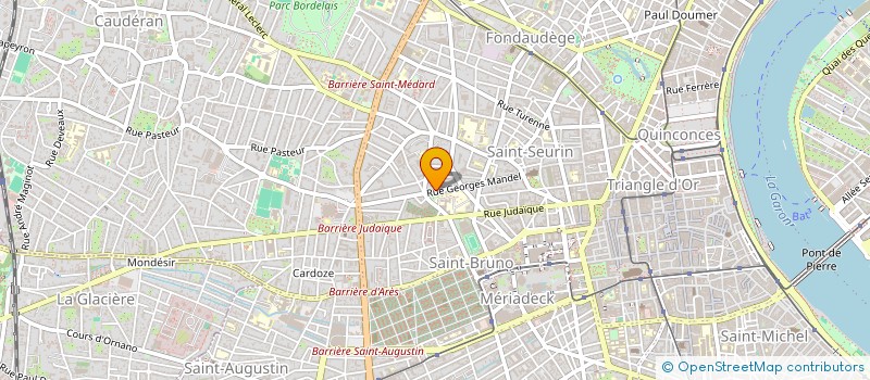 localisation de l'entreprise SYNTHESE à BORDEAUX