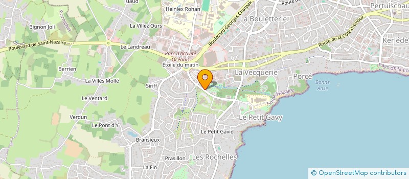 localisation de l'entreprise SYNTHESE  SAINT-NAZAIRE