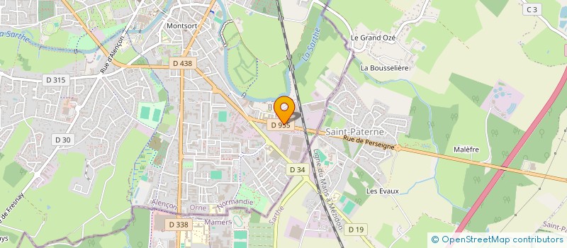 localisation de l'entreprise SYNTHESE ACTION à ALENCON