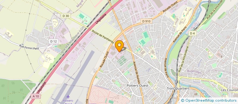localisation de l'entreprise SYNTHESE ASSISTANCE BATIMENT à POITIERS