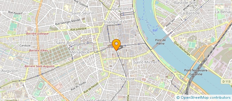localisation de l'entreprise SYNTHESE ATLANTIQUE à BORDEAUX