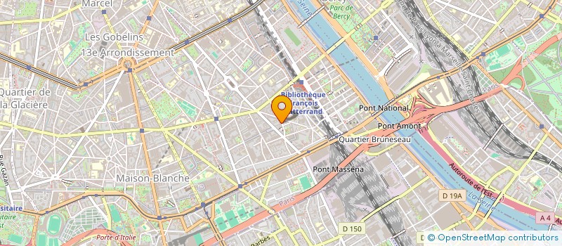 localisation de l'entreprise SYNTHESE ET PARACHIMIE à PARIS