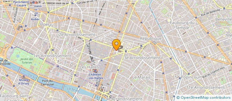 localisation de l'entreprise SYNTHESES à PARIS