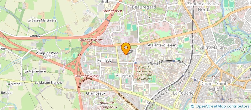 localisation de l'entreprise SYNTHESES  RENNES
