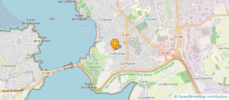 localisation de l'entreprise SYNTHESES FORMATION CENTRE ST MALO à SAINT-MALO
