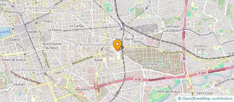 localisation de l'entreprise SYNTHESES SERVICES  MARSEILLE