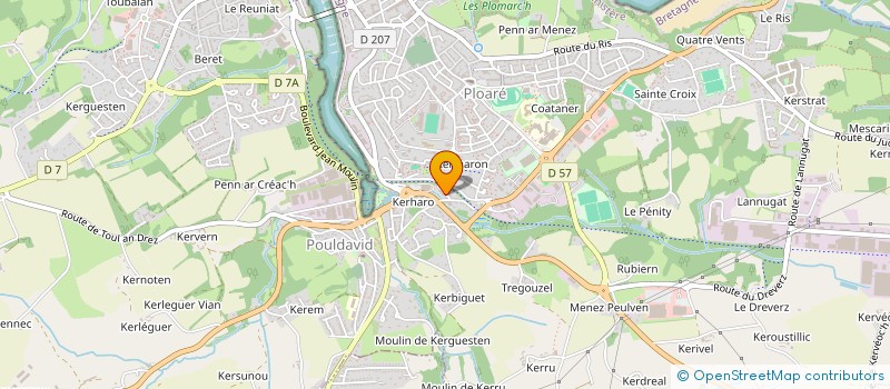 localisation de l'entreprise SYNTHESIT FRANCE à DOUARNENEZ