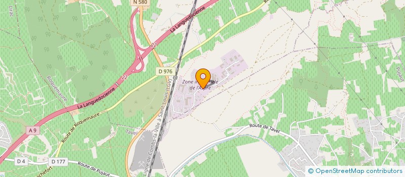 localisation de l'entreprise SYNTHEVERT SYSTEM INDUSTRIE  ROQUEMAURE