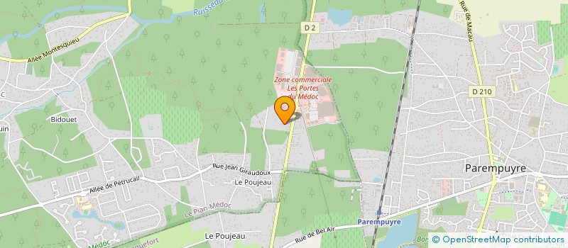 localisation de l'entreprise SYNTHEX CONSULTING GROUP  LUDON-MEDOC