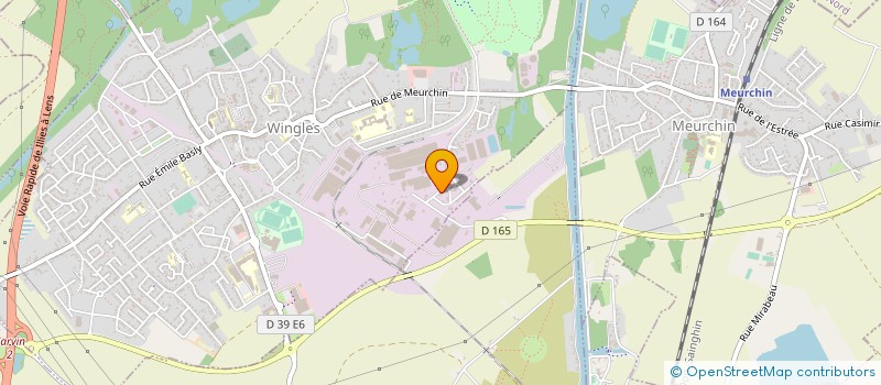 localisation de l'entreprise SYNTHOS WINGLES à WINGLES