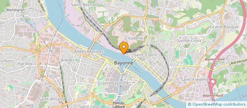 localisation de l'entreprise SYNTONIE à BAYONNE