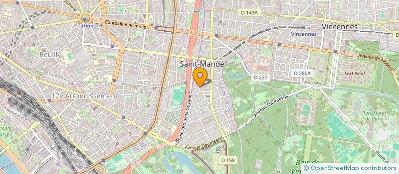 localisation de l'entreprise SYNTONIE à SAINT-MANDE