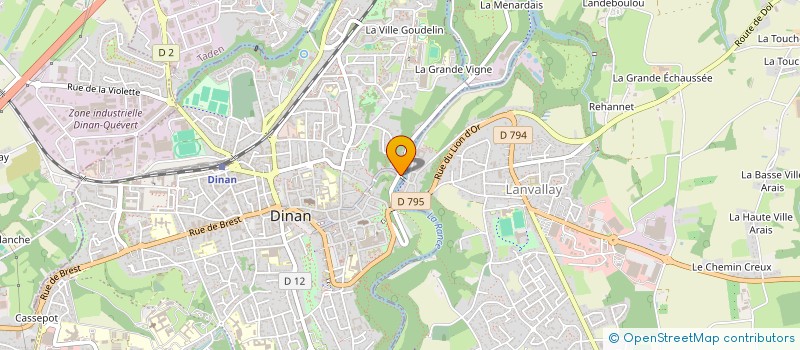 localisation de l'entreprise SYNYA à DINAN