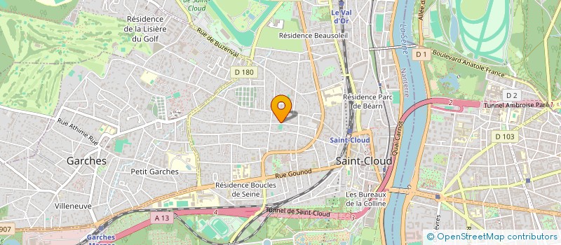 localisation de l'entreprise SYOL à SAINT-CLOUD