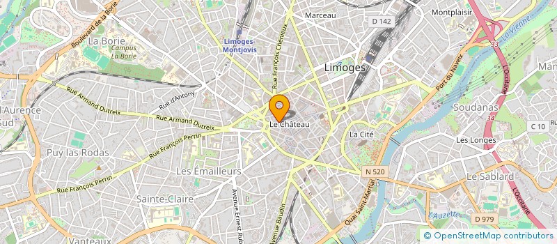 localisation de l'entreprise SYOLSA à LIMOGES