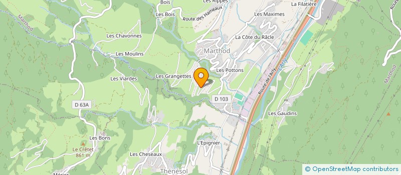 localisation de l'entreprise SYP CONCEPT  MARTHOD