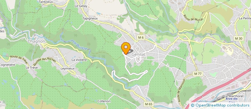 localisation de l'entreprise SYPA 714  GENILAC