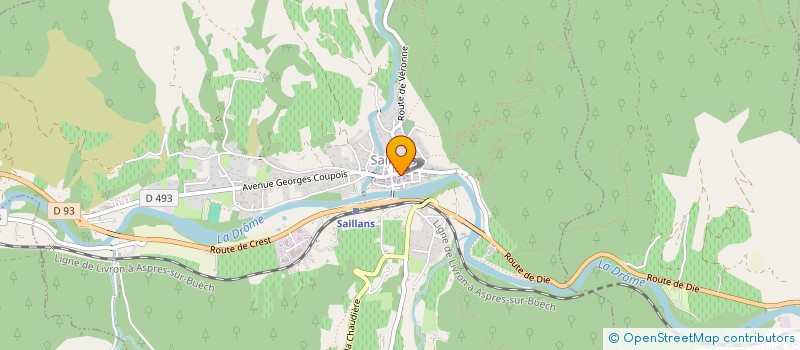 localisation de l'entreprise SYPA DEVELOPPEMENT  SAILLANS