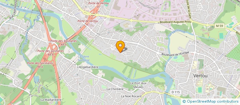 localisation de l'entreprise SYPAFI  VERTOU