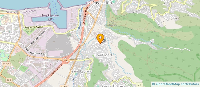 localisation de l'entreprise SYPALM à LA POSSESSION