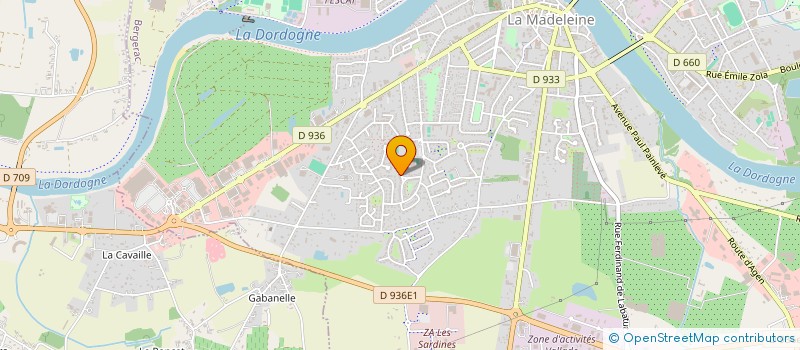 localisation de l'entreprise SYPAMA à BERGERAC