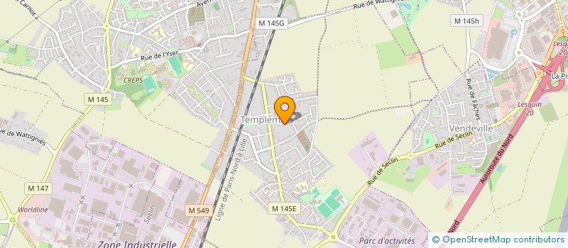 localisation de l'entreprise SYPANPAL  TEMPLEMARS