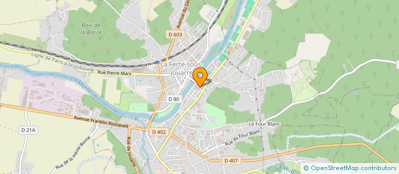 localisation de l'entreprise SYPAO  LA FERTE-SOUS-JOUARRE