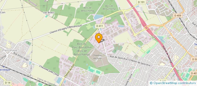 localisation de l'entreprise SYPERF95  TAVERNY