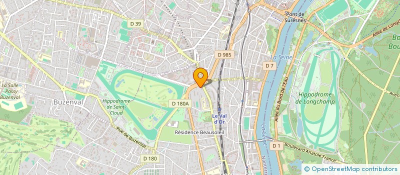 localisation de l'entreprise SYPHAX à SAINT-CLOUD