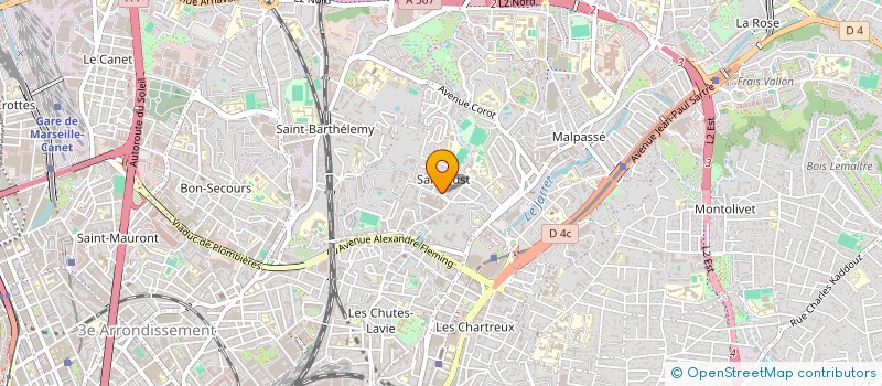 localisation de l'entreprise SYPHAX à MARSEILLE
